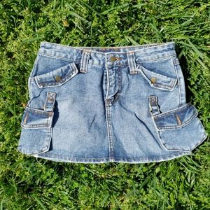 Denim Mini Skirt